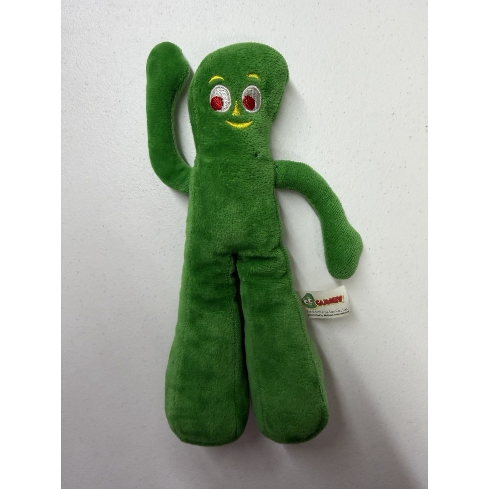 Gund Gumby Plush Stuffed Toy Green Washable 2005 MPN 50289 Small
